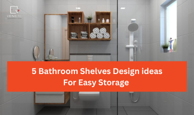 5 Bathroom Shelves Design ideas For Easy Storage - Veneto