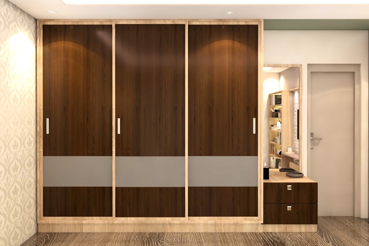 3-Door Sliding Wardrobe Designs